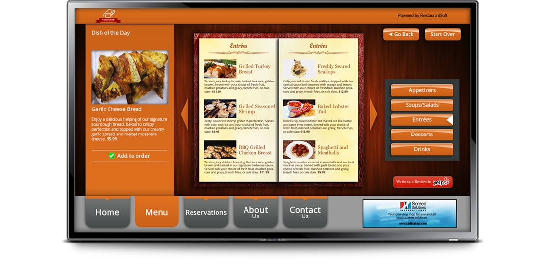 restaurantsoft application