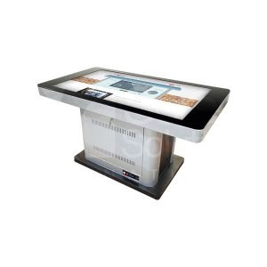 sleek and modern touch table