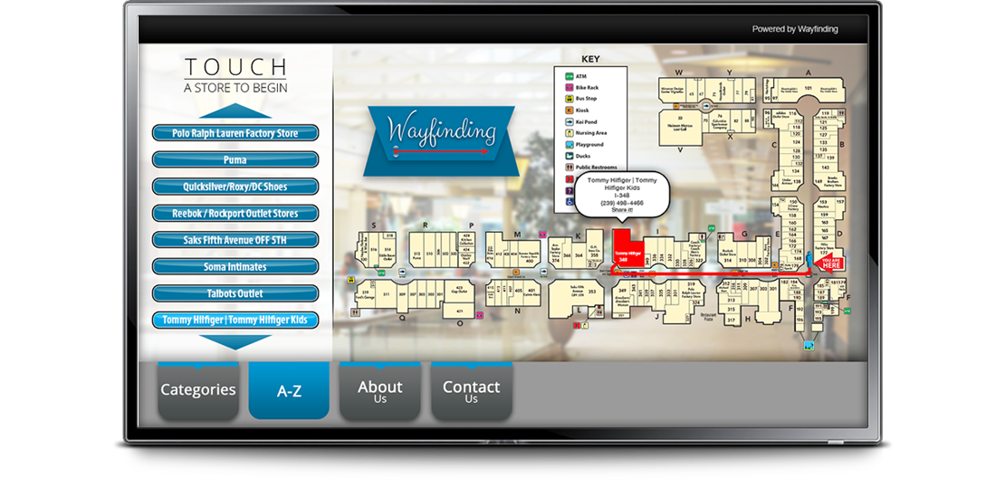 wayfinding application